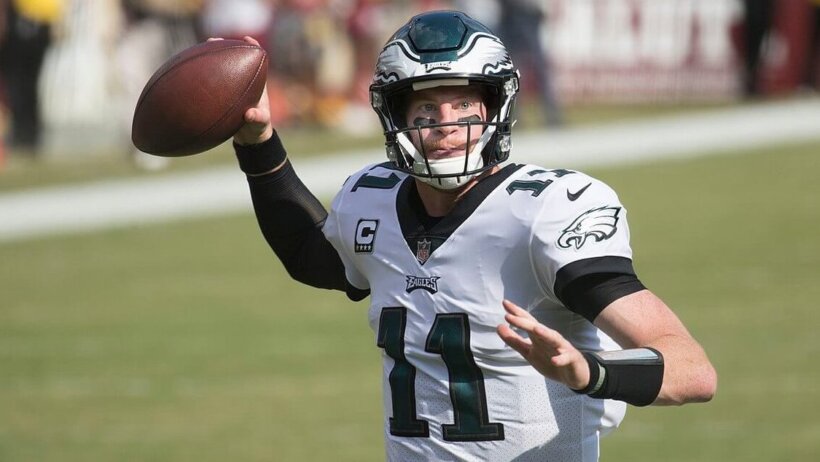 Carson Wentz of the Philadelphia Eagles