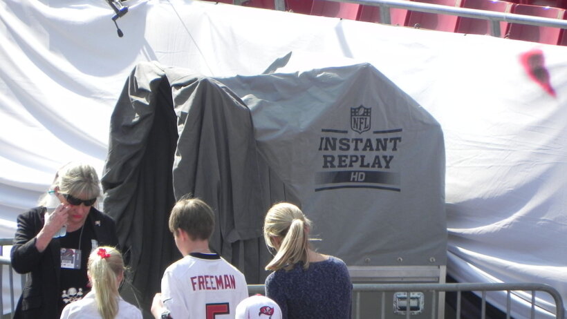 Instant replay booth