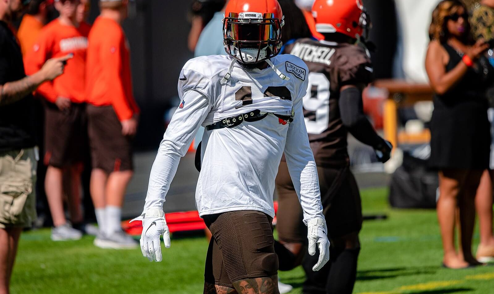 Odell Beckham at practice