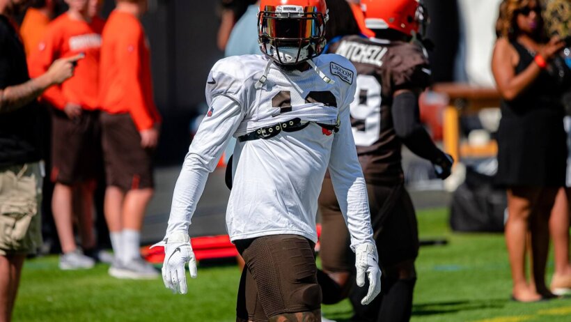 Odell Beckham at practice
