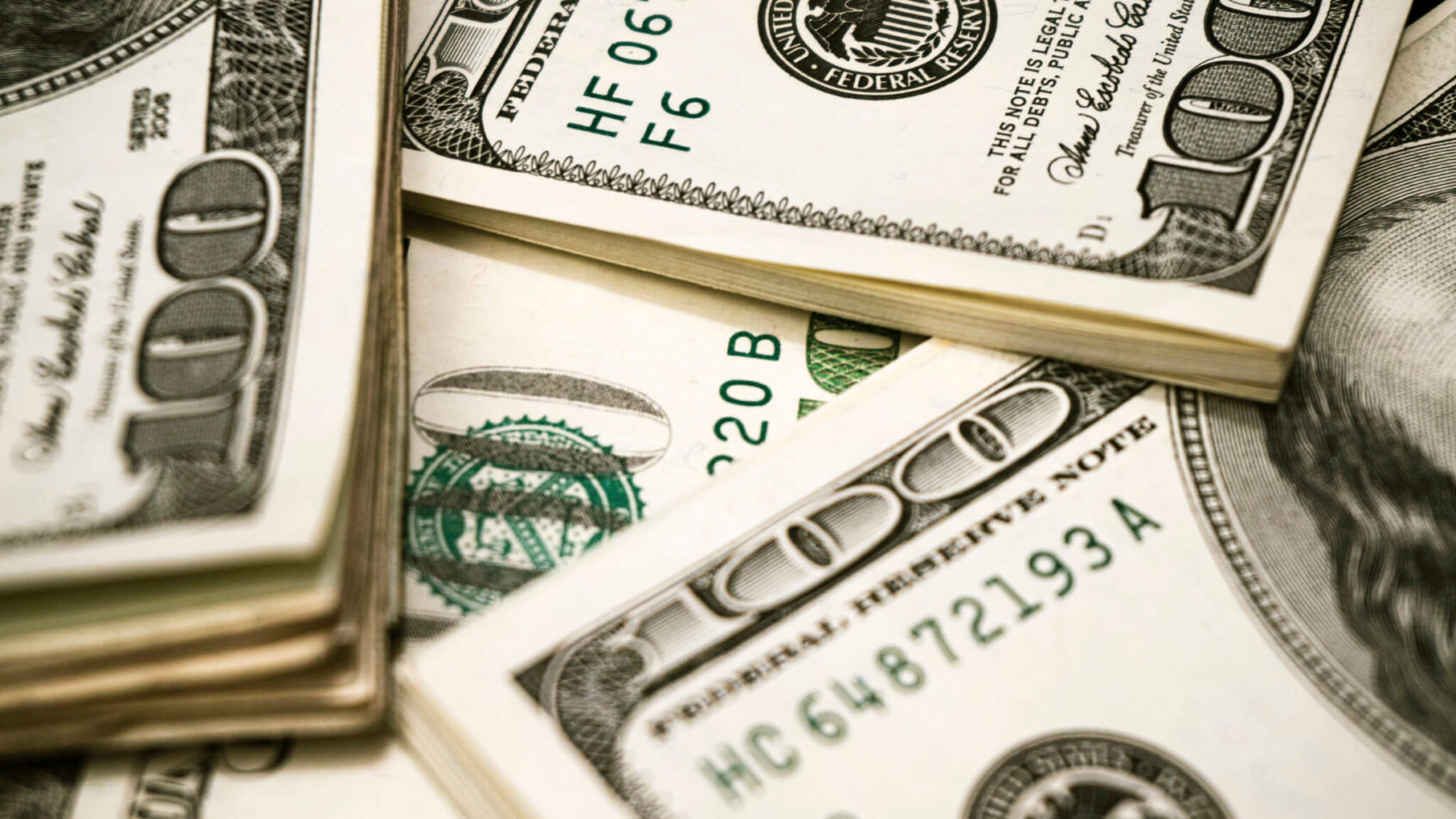 A pile of money