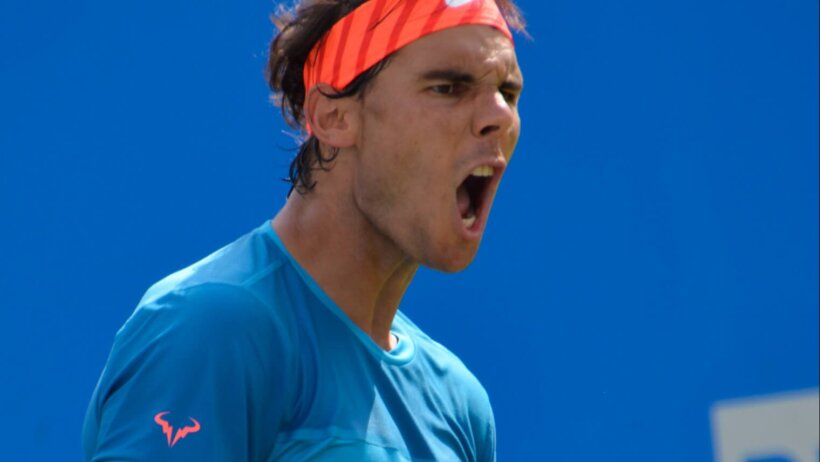 Rafael Nadal at the Rogers Cup