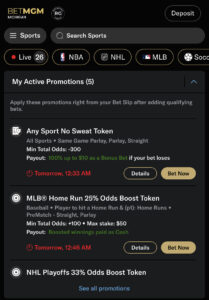 BetMGM Review: Active promotions