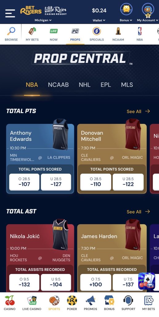 BetRivers Promo Code. Prop Central.