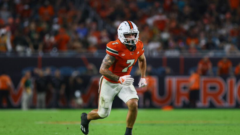 Miami Hurricanes wide receiver Xavier Restrepo