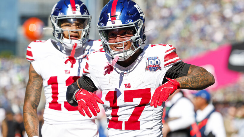 New York Giants wide receiver WanDale Robinson