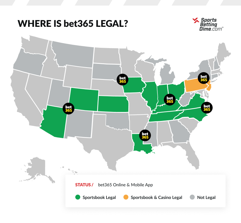 bet365 legal states