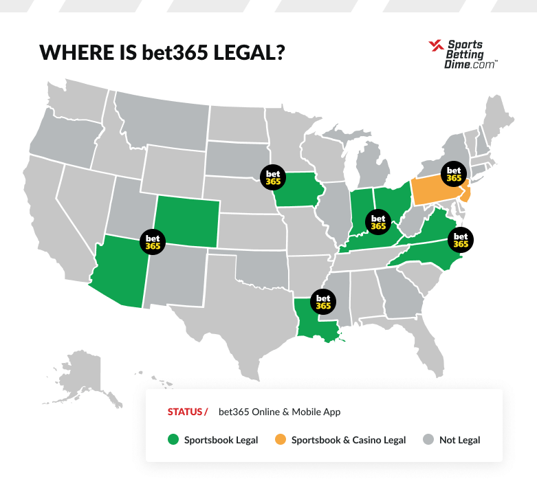 bet365 Legal States: Where bet365 is Legal for Betting &amp; Casino