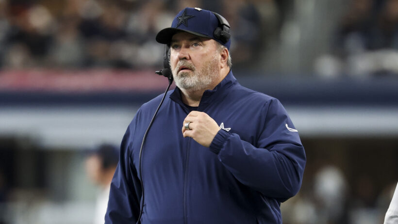 Cowboys head coach Mike McCarthy looks on