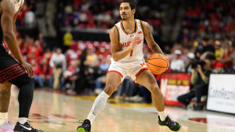 Maryland Terrapins guard Rodney Rice goes for a step-back