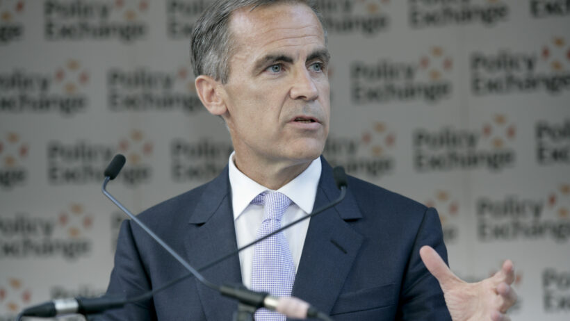 Bank of England Governor Mark Carney speaks at the 2015 Policy Exchange summer party
