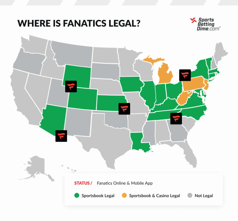 Is Fanatics Sportsbook Legal In Louisiana Fanatics Sportsbook Legal States: Where Fanatics App Is Legal