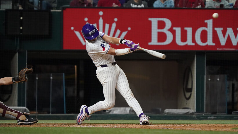 TCU gets a hit at Globe Life Field