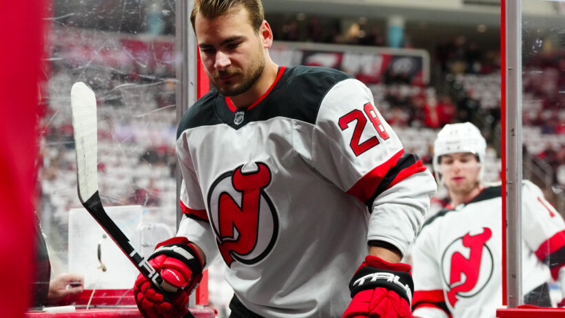 NHL: Stanley Cup Playoffs-New Jersey Devils at Carolina Hurricanes