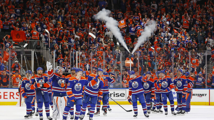 NHL: Stanley Cup Playoffs-Los Angeles Kings at Edmonton Oilers