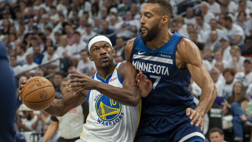 Golden State Warriors forward Jimmy Butler III drives to the basket