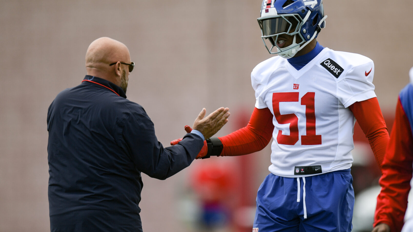 Giants new pass rusher Abdul Carter and rookie mini-camp.