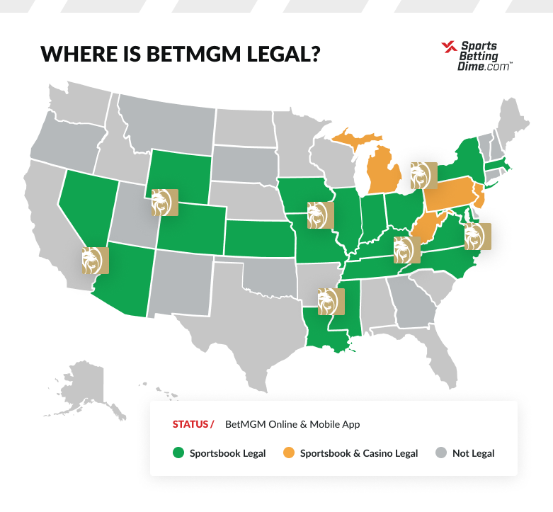 betmgm legal states map
