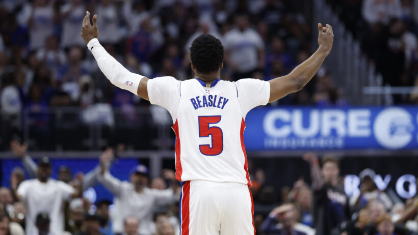 NBA: Playoffs-New York Knicks at Detroit Pistons