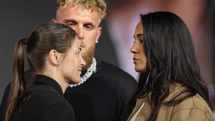 Katie Taylor and Amanda Serrano face off