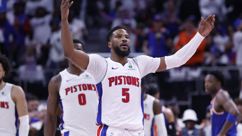 NBA: Playoffs-New York Knicks at Detroit Pistons