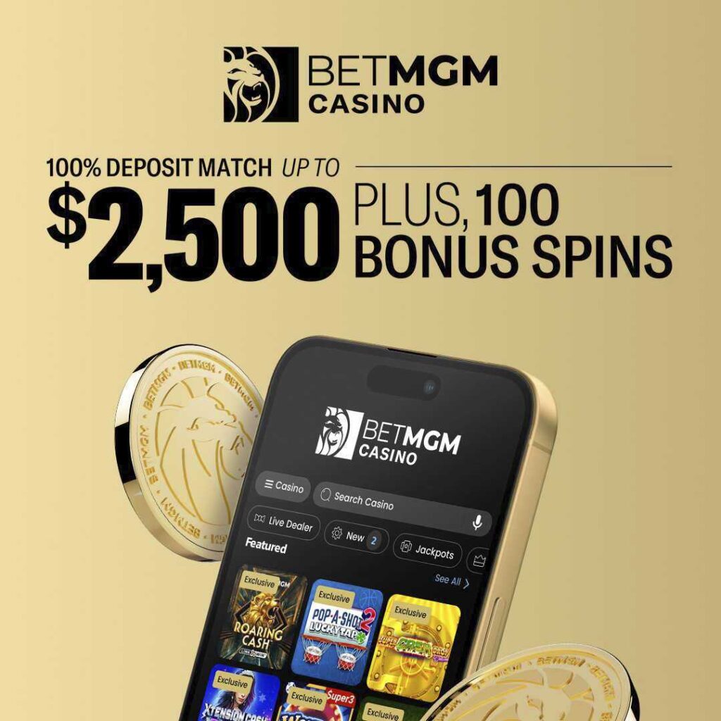 betmgm casino bonus 2500