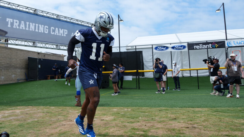 Dallas Cowboys defensive end Micah Parsons at training camp