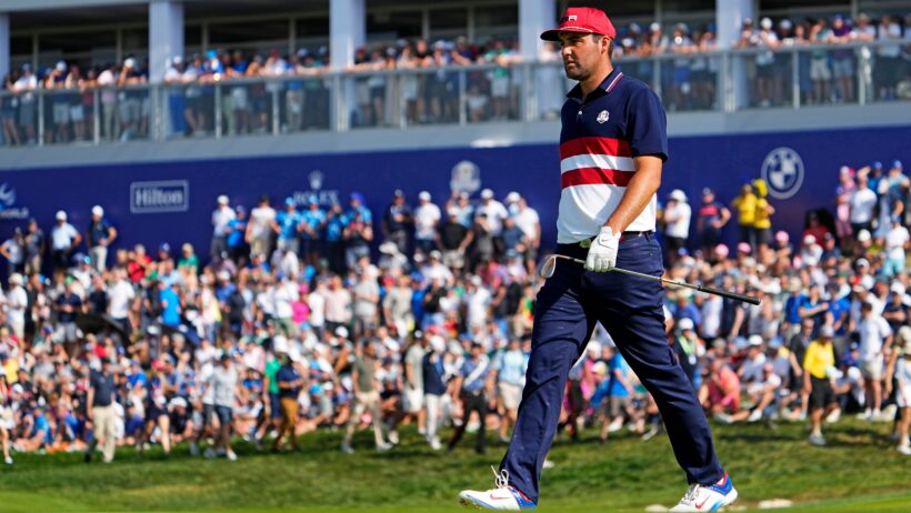 Scottie Scheffler at the 2023 Ryder Cup