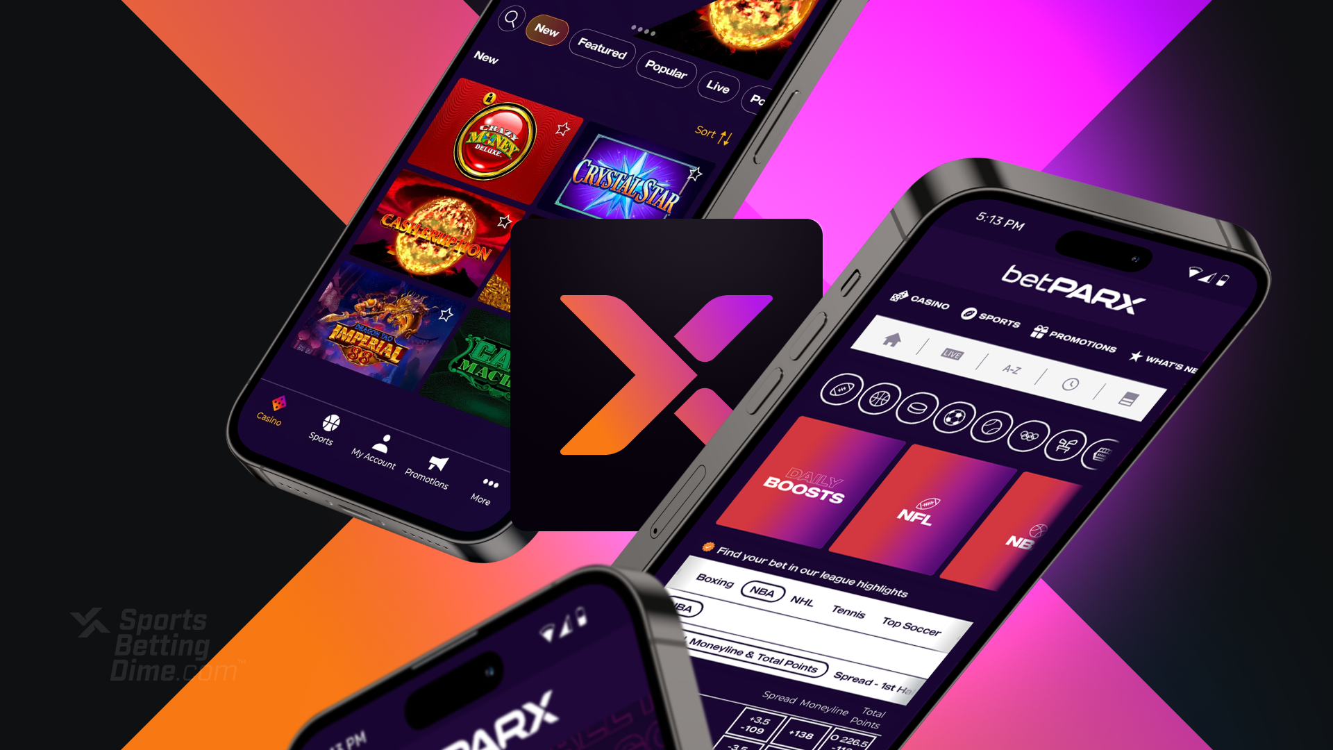 Betpark platformundan bir canlı casino ekran görüntüsü