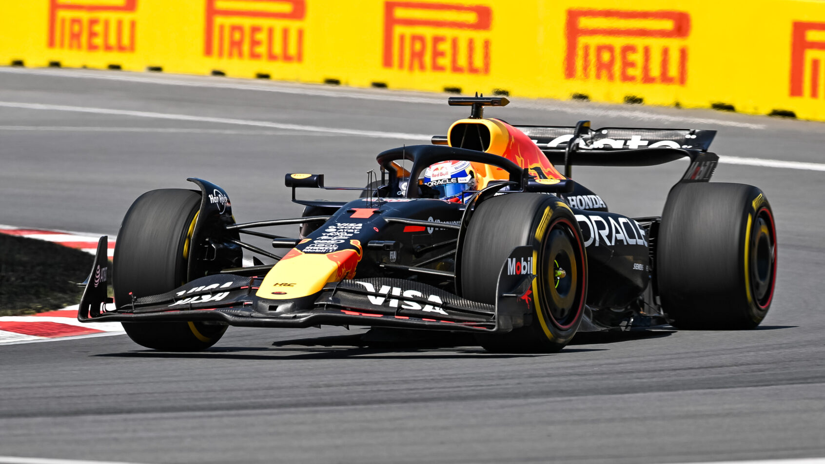 Max Verstappen on track in Canada (2025)
