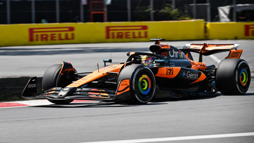 Oscar Piastri on track in Canada (2025)