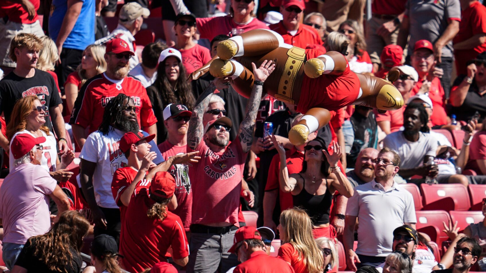 Excited fans
