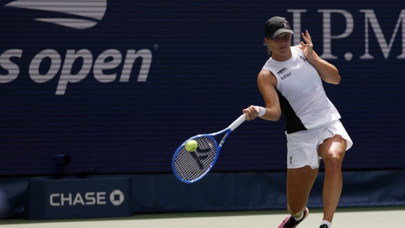 Iga Świątek takes on Amanda Anisimova in US Open quarterfinal action on Wednesday afternoon from Arthur Ashe Stadium. SBD has some more picks on this tilt.