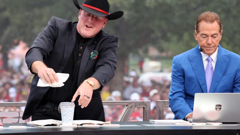 Pat McAfee takes the stage at ESPN College GameDay