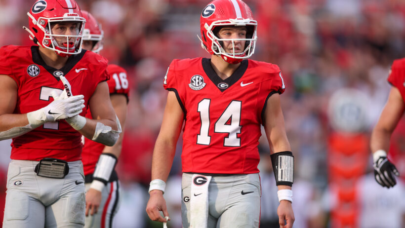 Georgia Bulldogs quarterback Gunner Stockton
