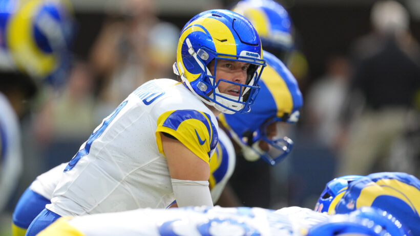 Los Angeles Rams quarterback Matthew Stafford under center