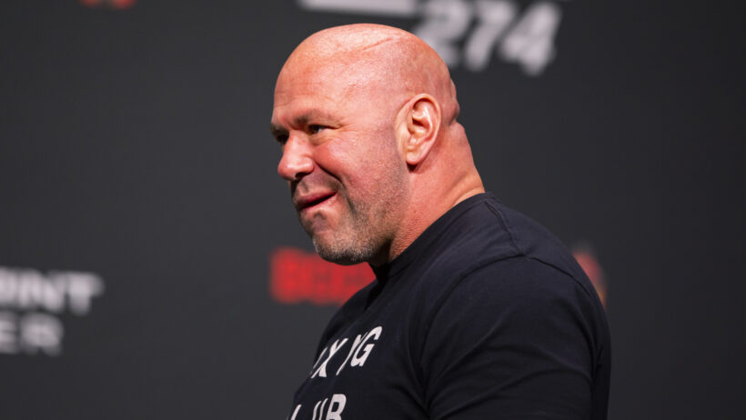 UFC president Dana White during weigh ins