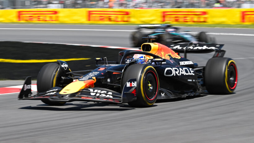 Max Verstappen on track in Canada (2025)