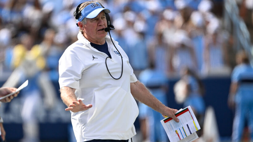 Bill Belichick on sidelines