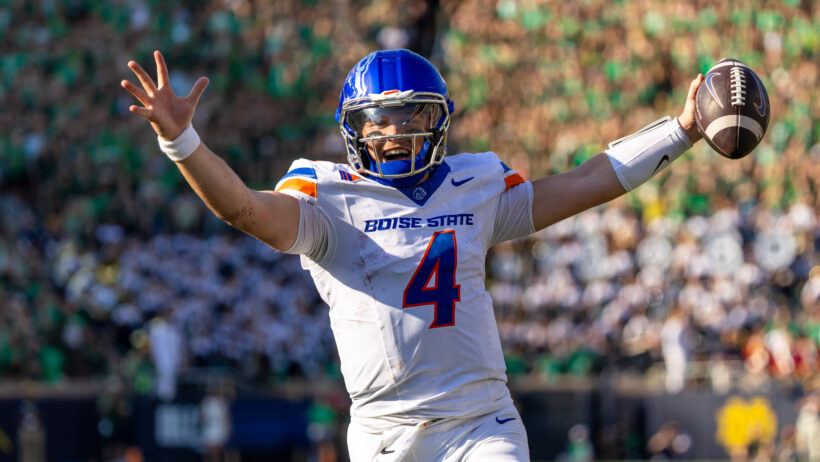 Maddux Madsen TD celebration