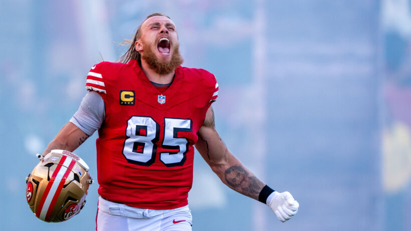 George Kittle before Sunday Night Football