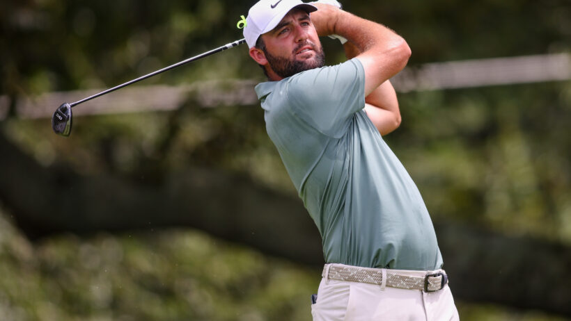Scottie Scheffler tees it up at the Tour Championship at East Lake.
