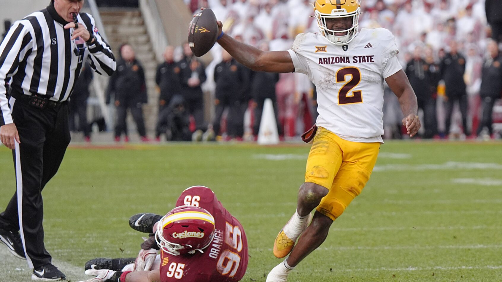 Jeff Sims scramble for Arizona State