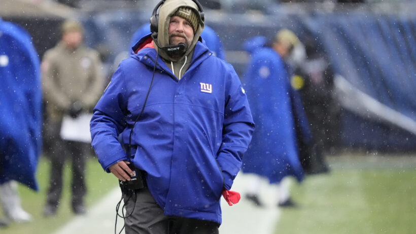 New York Giants head coach Brian Daboll on the sideline