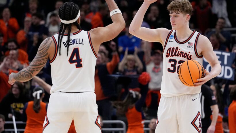 Illinois' guards power the Fighting Illini.