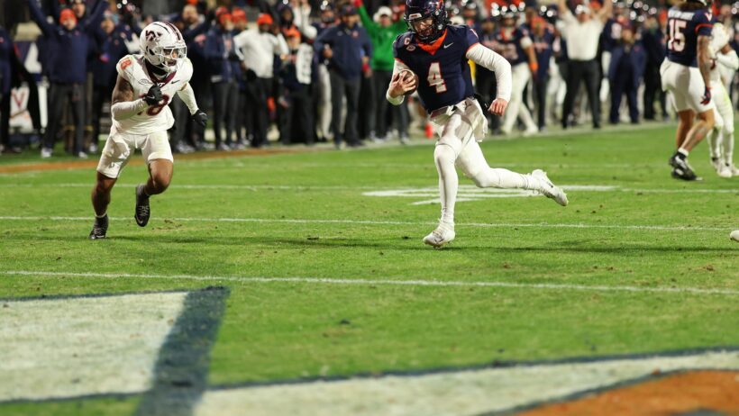 Chandler Morris has been much better over the past month for Virginia as they are favored to beat Duke again.