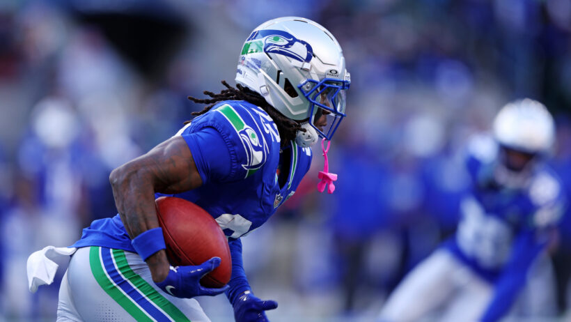 Rashid Shaheed runs the ball