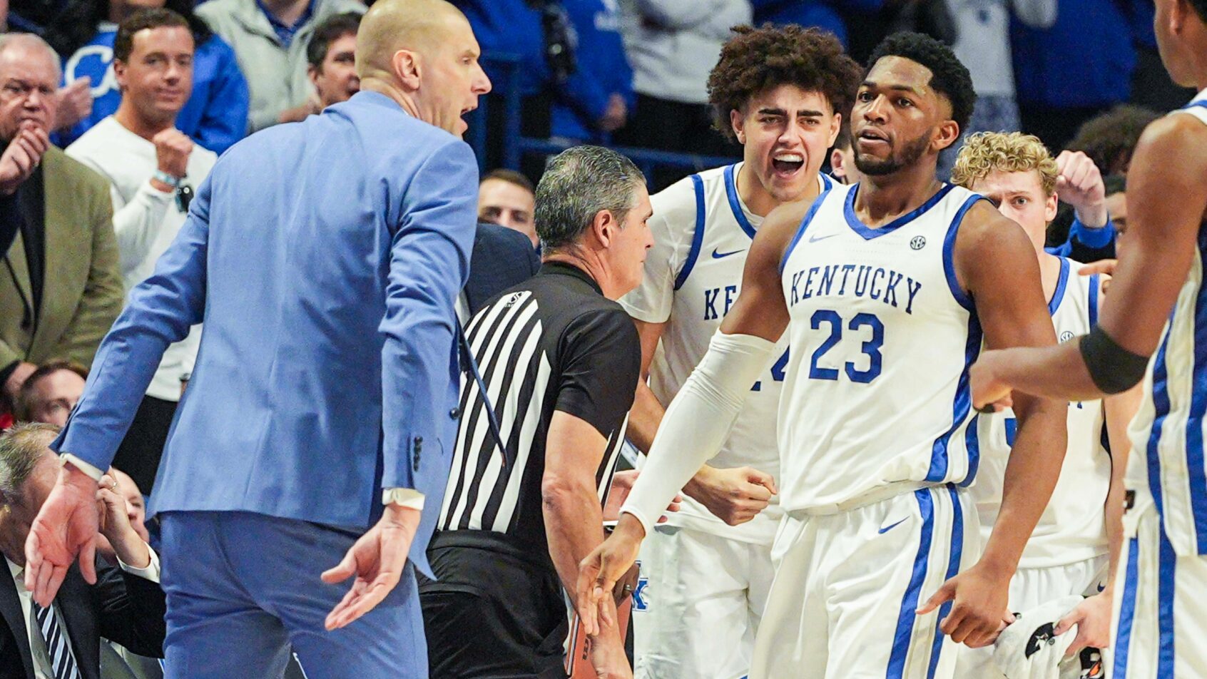 Kentucky faces a steep challenge vs. St. John's.