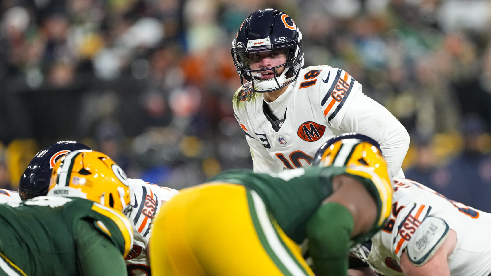 Caleb Williams under center vs Packers