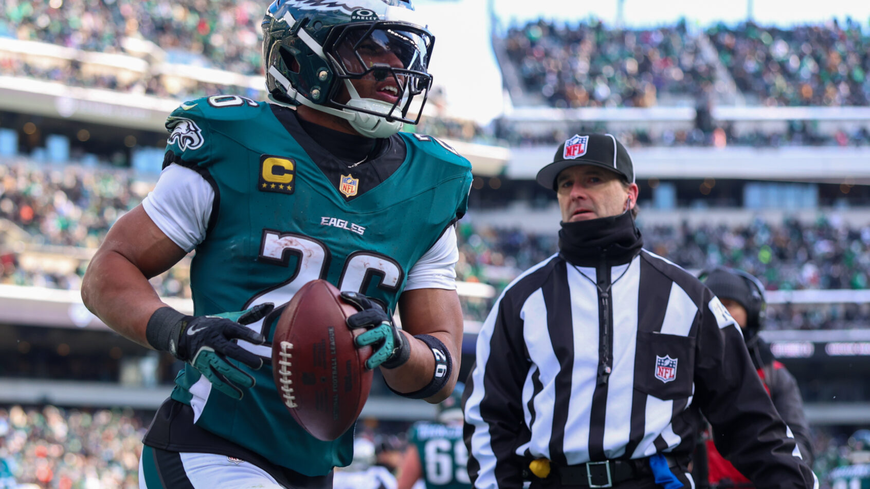 Saquon Barkley td run